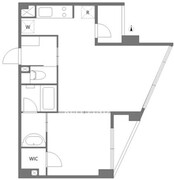 ベルジューレ高輪 102 間取り図