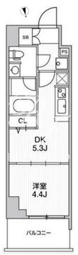 リテラス南千住サウス 204 間取り図