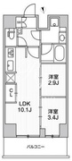 リテラス南千住サウス 205 間取り図