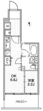 リテラス南千住サウス 506 間取り図
