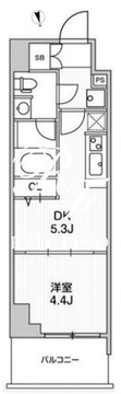 リテラス南千住サウス 507 間取り図