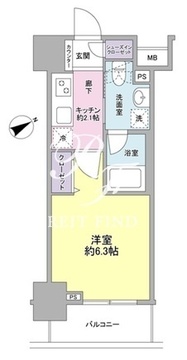 サンピエス大森 903 間取り図