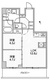 リテラス南千住サウス 1105 間取り図