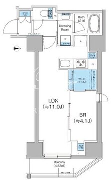 クレヴィアリグゼ蒲田西 703 間取り図