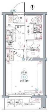 クレヴィスタ井荻 312 間取り図