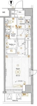 メイクスデザイン新宿落合 501 間取り図