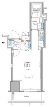 ルフォンプログレ北新宿 908 間取り図