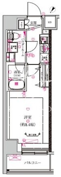スプレスター大森山王 805 間取り図