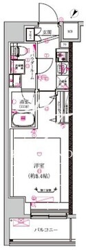 スプレスター大森山王 804 間取り図