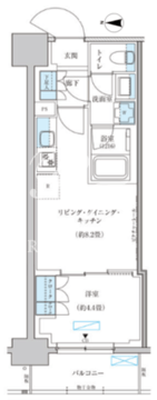 パークアクシス池袋イースト 1205 間取り図