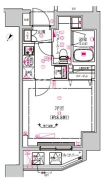 スプレスター大森山王 401 間取り図