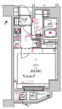 スプレスター大森山王 701 間取り図