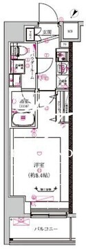 スプレスター大森山王 504 間取り図