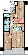 エコロジー浅草橋レジデンス 202 間取り図