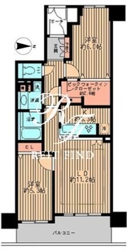 エコロジー浅草橋レジデンス 202 間取り図