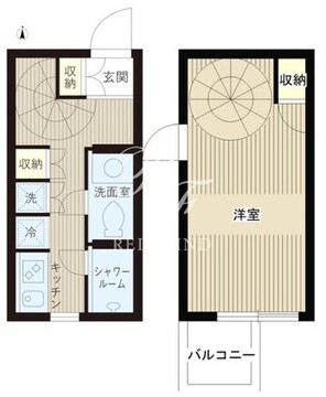 ジョイス広尾 201 間取り図