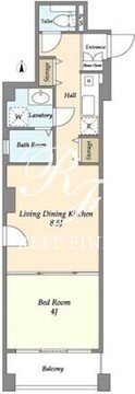 リバーレ九段南 601 間取り図