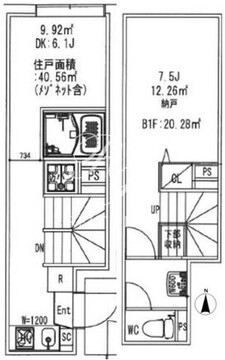 オーブリオン白金 101 間取り図