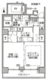 東雲キャナルコートCODAN 18-1102 間取り図