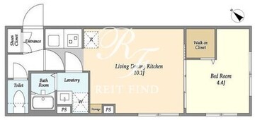 ウェルスクエアイズム武蔵小山3 301 間取り図