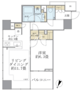 ブリリア二番町 201 間取り図