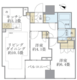 ブリリア二番町 703 間取り図