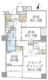 ブリリア二番町 1106 間取り図