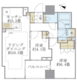 ブリリア二番町 1303 間取り図