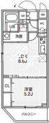 アリビス志村三丁目 401 間取り図