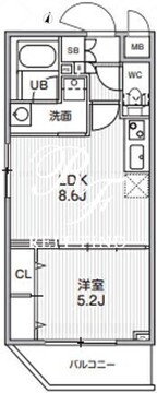アリビス志村三丁目 401 間取り図