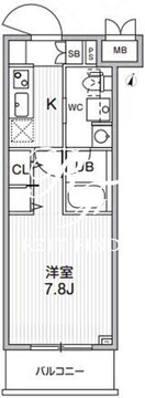 アリビス志村三丁目 405 間取り図