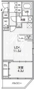 アリビス志村三丁目 406 間取り図