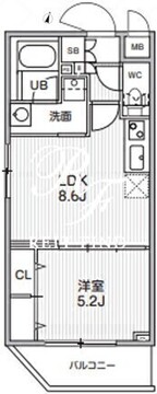 アリビス志村三丁目 501 間取り図