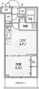 アリビス志村三丁目 504 間取り図