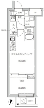 レゴリス池上 405 間取り図