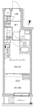 レゴリス池上 403 間取り図
