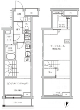 レゴリス池上 102 間取り図