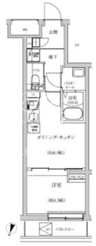 レゴリス池上 202 間取り図