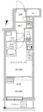 レゴリス池上 303 間取り図