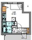 ルオーレときわ台 203 間取り図