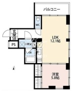 ソルム世田谷砧 203 間取り図