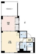 ソルム世田谷砧 302 間取り図