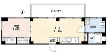 ソルム世田谷砧 502 間取り図