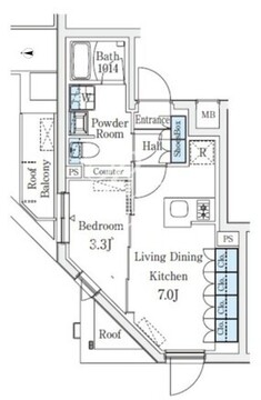 CREATIF桜新町 405 間取り図