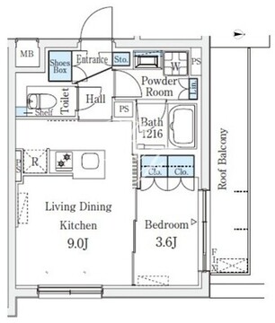 CREATIF桜新町 404 間取り図