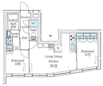 CREATIF桜新町 106 間取り図