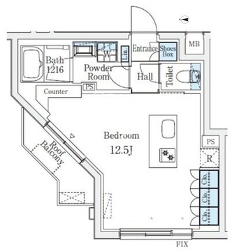 CREATIF桜新町 306 間取り図
