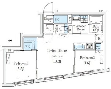 CREATIF桜新町 301 間取り図