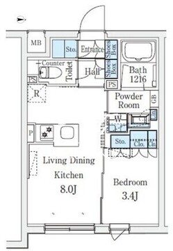 CREATIF桜新町 204 間取り図