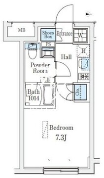 CREATIF桜新町 203 間取り図